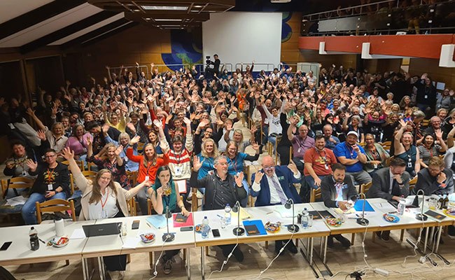 Über 300 Teilnehmer im Kongress-Saal der Jugendherbere Oberwesel